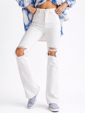 NWOT CITIZENS OF HUMANITY Libby White Bootcut Jeans Distressed 30 High Rise